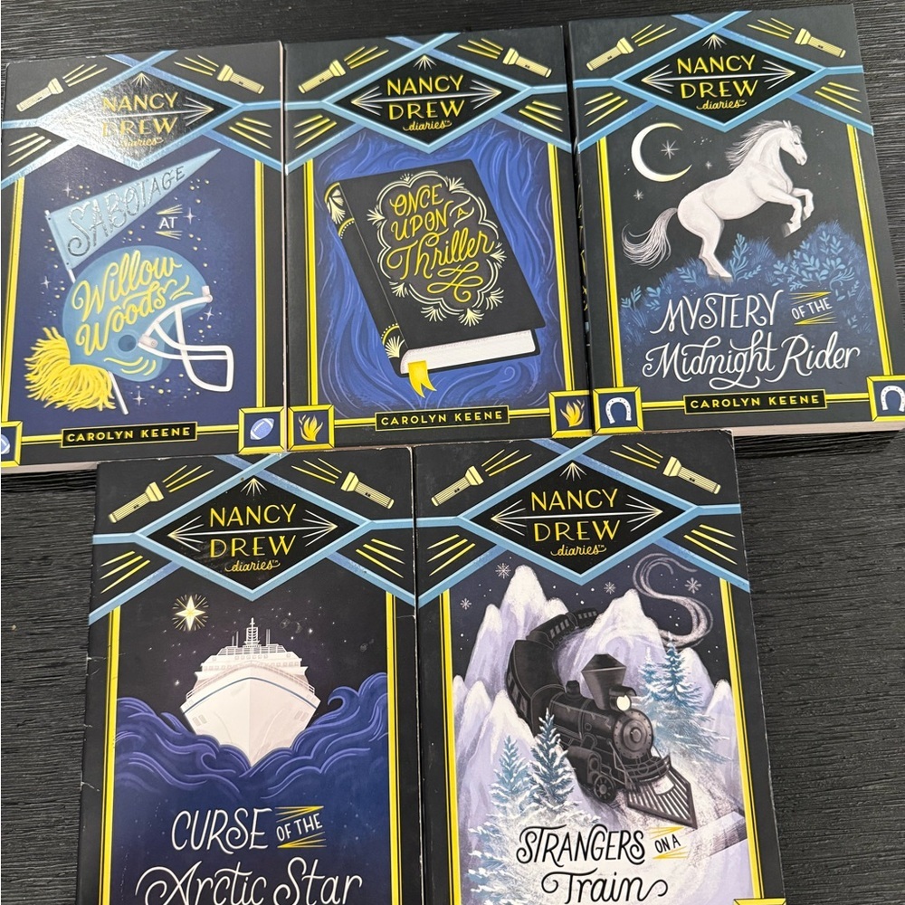 Nancy Drew Diaries Lot of 5 Paperbacks – Carolyn Keene